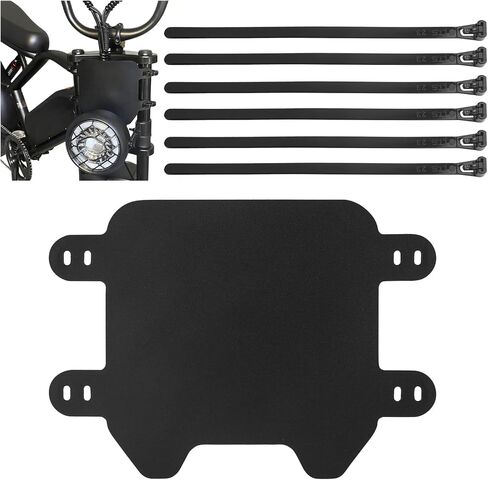 Motorcycle Front Number Plate with Cable Ties,Front Plate for Ebike Compatible with Light Bee S/X,Number Plates for Ebike for Fixing Plates Numbers Motorcycle Accessories in Kuwait