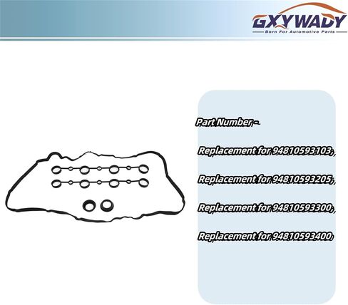 GXYWADY مجموعة حشية غطاء الصمام واستبدال أختام شمعة الإشعال لـ Cayene 4.5L V8 2003-2006 لاستبدال 94810593103، 94810593205، 94810593300 94810593400 in Saudi Arabia