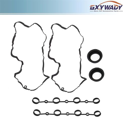 GXYWADY مجموعة حشية غطاء الصمام واستبدال أختام شمعة الإشعال لـ Cayene 4.5L V8 2003-2006 لاستبدال 94810593103، 94810593205، 94810593300 94810593400 in Saudi Arabia