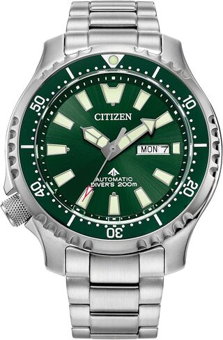 Citizen Men's Eco-Drive Promaster Dive Automatic Black IP Stainless Steel Watch, Rotating Bezel (Model: NY0155-58X) in Saudi Arabia