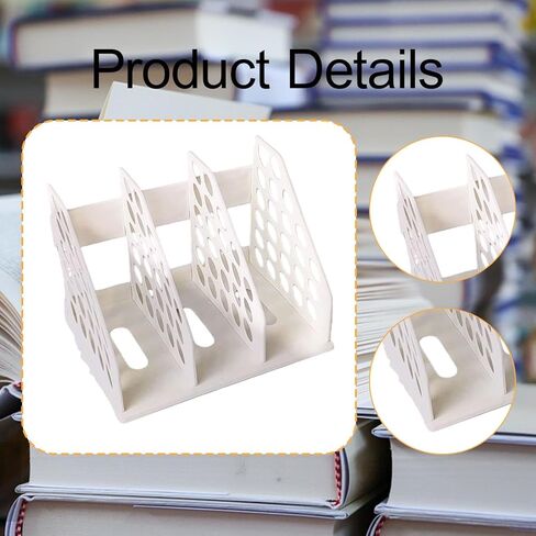 File Sorter Book Rack Multifunction Bookend File Sorter Holder for Documents, Green in Kuwait