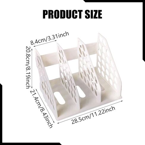File Sorter Book Rack Multifunction Bookend File Sorter Holder for Documents, Green in Kuwait