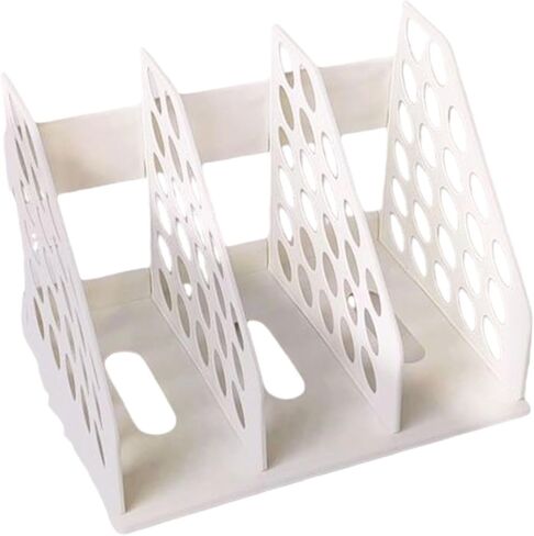 File Sorter Book Rack Multifunction Bookend File Sorter Holder for Documents, Green in Kuwait