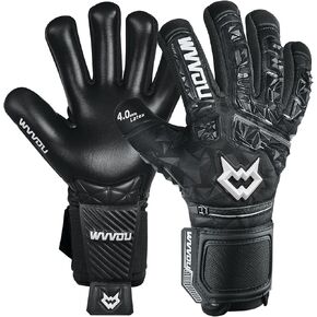 Soccer Goalie Gloves for Adults and Youth, High Performance Goalkeeper Gloves with 5 Detachable Finger Saves, Soccer Gloves with 4mm Sticky Latex Palm in Saudi Arabia