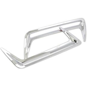 Cnthan7 Car Rear Fog Light Lamp Frame Molding Trim Guard Cover Exterior Decor Accessories for Toyota For Corolla Hatchback 2019 2020 Chrome in Kuwait