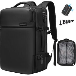 Vacuum Travel Backpack, 70L Expandable Air Vacuum Backpack for Travel, Vacpack Travel Vacuum Bags with Pump, TSA Lock, USB Charging Port, Waterproof in Saudi Arabia