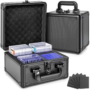 صندوق تخزين البطاقات المتدرج، صناديق التحميل العلوي، حقيبة تخزين بطاقات التداول الرياضية، حامل مغناطيسي Slab PSA/GMA/CSG/SGC/HGA، حافظة بطاقات كرة القدم البيسبول، تحمل أكثر من 70 بطاقة in Kuwait