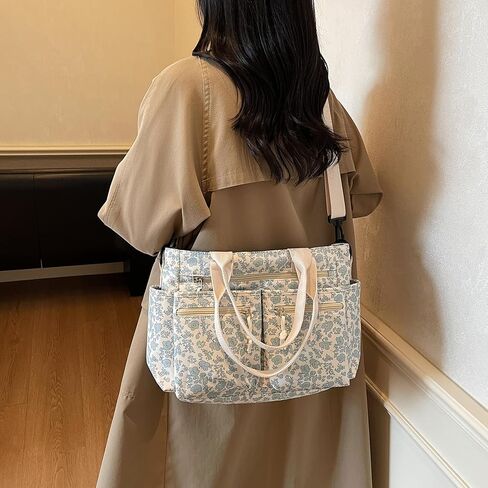 Cherry Tote Bags for Women - Coquette Handbag Large Capacity Cherry Crossbody Work Tote Purse Nylon Shoulder Bag in Kuwait