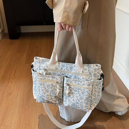 Cherry Tote Bags for Women - Coquette Handbag Large Capacity Cherry Crossbody Work Tote Purse Nylon Shoulder Bag in Kuwait