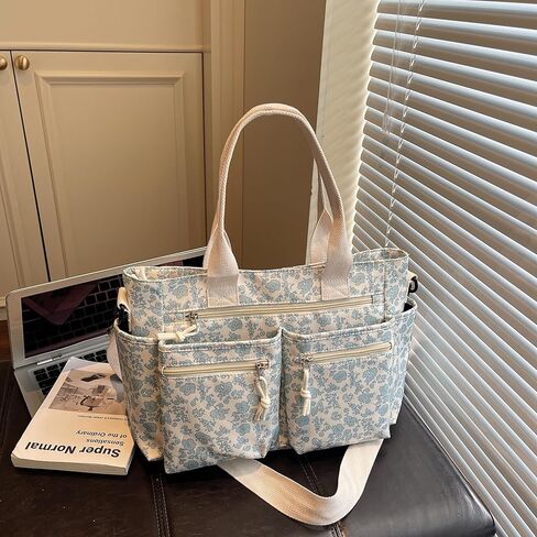 Cherry Tote Bags for Women - Coquette Handbag Large Capacity Cherry Crossbody Work Tote Purse Nylon Shoulder Bag in Kuwait