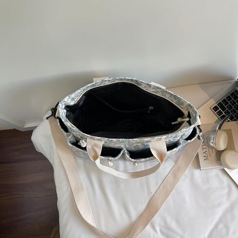 Cherry Tote Bags for Women - Coquette Handbag Large Capacity Cherry Crossbody Work Tote Purse Nylon Shoulder Bag in Kuwait