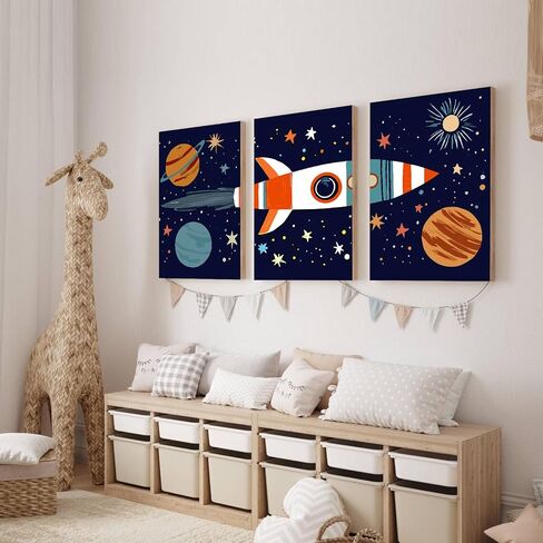 Gemozaic 4 Pack Paint by Numbers Kit for Kids with Frame and Easel, Cute Animals Kids Paint by Number for Age 4-6-8, Kids' Easy DIY Acrylic Oil Numbers Painting for Gift Home Decor, 8x8 Inch in Kuwait