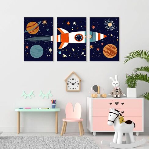 Gemozaic 4 Pack Paint by Numbers Kit for Kids with Frame and Easel, Cute Animals Kids Paint by Number for Age 4-6-8, Kids' Easy DIY Acrylic Oil Numbers Painting for Gift Home Decor, 8x8 Inch in Kuwait