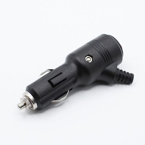 12V Cigarette Lighter Plug Connector with On Off Switch, Replacement Car Cigarette Lighter Power Plug Adapter with 15A Fuse and LED Indicator(2 Pack) in Kuwait