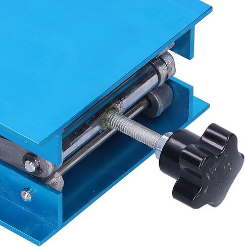 Fydun Table Lab Stand, Laboratory Lifting Aluminum Oxide Lifter Scientific Scissor Tables Accessory 100x100mm Jack 4x4in A um for Objects or Instruments in Middle School in Saudi Arabia
