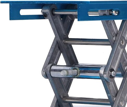 Fydun Table Lab Stand, Laboratory Lifting Aluminum Oxide Lifter Scientific Scissor Tables Accessory 100x100mm Jack 4x4in A um for Objects or Instruments in Middle School in Saudi Arabia