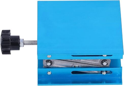 Fydun Table Lab Stand, Laboratory Lifting Aluminum Oxide Lifter Scientific Scissor Tables Accessory 100x100mm Jack 4x4in A um for Objects or Instruments in Middle School in Saudi Arabia