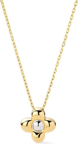 Ana Luisa | Mother of Pearl Inlay Flower Pendant - Saya | 14K Gold Plated Pendant Necklace | Hypoallergenic, Water-Resistant & Tarnish-Free Necklace | 14K Gold Necklace | Unique Flower Design in Saudi Arabia