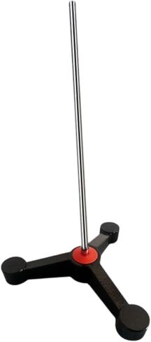Lab Iron Stand Titration Table 60cm Metal Chemical Experimental Device Three Legged Iron Platform Tripod Frame for Homework- Black in Saudi Arabia
