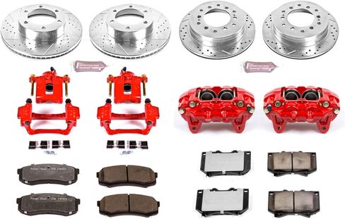 Power Stop KC2756-36 Front & Rear Z36 Truck and Tow Brake Kit with Calipers For Toyota Sequoia 2001-2002 [Model Specific] in Saudi Arabia