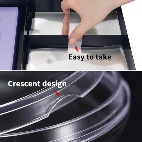 Coin Collector Case with 141 pcs Capsules with Foam Gaskets & 220 Dollar Bill Sleeve-Coin Collection Supplies Storage Organizer Box for Secure Coin and Paper Money Display(Black case+Black Gasket) in Saudi Arabia