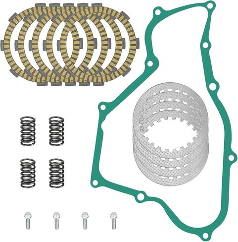 JAVIK مخلب الاحتكاك ألواح فولاذية عدة حشية زنبركية لهوندا CR80R 1987-2002 CR80RB Expert 1996-2002 CR85R 2003-2007 CR85RB Expert 2003-2007 O.E.M # 22201-MR8-000 22311-KN4-680 in Kuwait