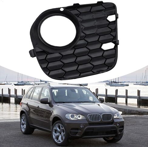 Front Right Fog Light Cover Fit For BMW X5 E70 2010-2013 M for Sport Model, OEM 51118048022 Exterior Accessory For Quick Installation, Front Bumper Fog Opening Trim in Saudi Arabia