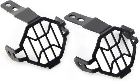 Cngoat41 1 Pair Fog Light Guard Protector Grill Cover Spotlight Lamp Cover Compatible for BMW R1200GS R1250GS F800GS F750GS ADV, Black in Saudi Arabia