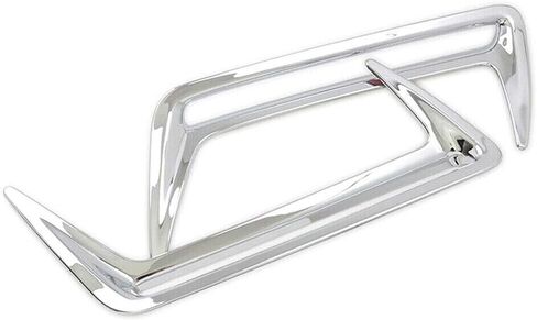 Cnthan7 سيارة الخلفي الضباب ضوء إطار المصباح صب غطاء حماية الديكور الخارجي اكسسوارات لتويوتا ل كورولا هاتشباك 2019 2020 كروم in Kuwait