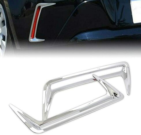 Cnthan7 سيارة الخلفي الضباب ضوء إطار المصباح صب غطاء حماية الديكور الخارجي اكسسوارات لتويوتا ل كورولا هاتشباك 2019 2020 كروم in Kuwait