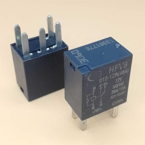 2Pcs 12v 5pin Automobile Air Conditioning Fan Relay Hfv9-012-1zr 6082 in Kuwait
