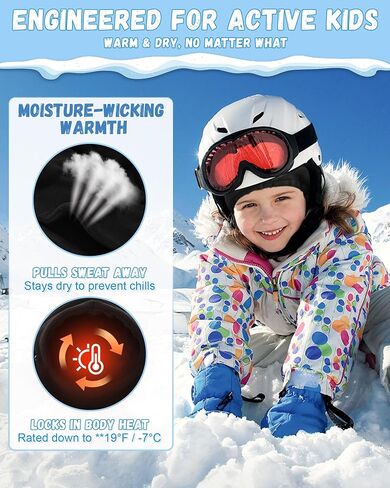 AWAYTR Kids Balaclava Ski Mask - Winter Warm Polar Fleece Face Mask for Boys Girls Windproof Snow Hat for Skiing Cycling in Saudi Arabia