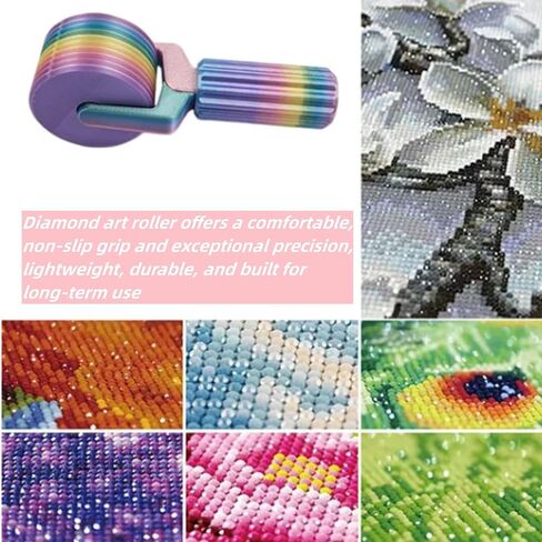 2PCS Diamond Art Roller, Essential DIY Craft Tool for Rhinestone Embroidery, Detachable Diamond Painting Tools and Accessories DIY Craft Projects, Easy-Grip Hand Roller in Saudi Arabia