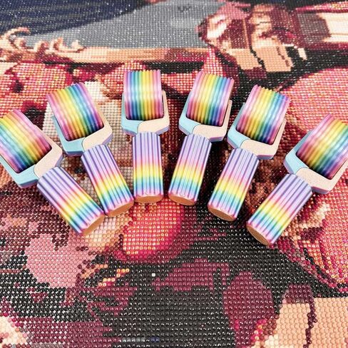 2PCS Diamond Art Roller, Essential DIY Craft Tool for Rhinestone Embroidery, Detachable Diamond Painting Tools and Accessories DIY Craft Projects, Easy-Grip Hand Roller in Saudi Arabia