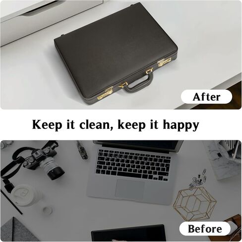 Briefcases for Men, Professional Leather Briefcase with Lock, Hard Shell Business Brief Case, Durable Executive Attache Case for Laptop Documents, Mens Hard Briefcase for Work Office Travel in Saudi Arabia