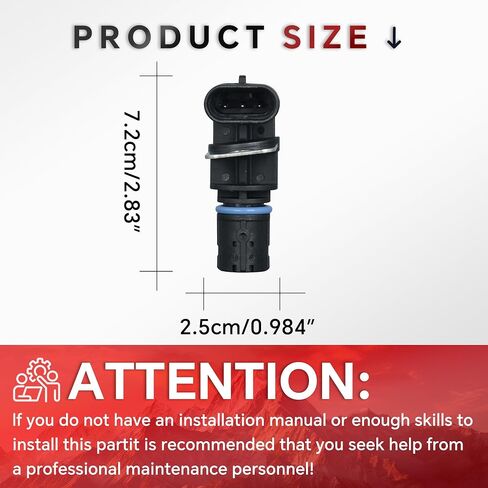 12560228 Crankshaft Position Sensor Compatible with Cadillac Escalade Chevrolet Avalanche/Express/Silverado/Suburban/Tahoe/Trailblazer GMC Savana/Sierra/Yukon Replace 12555566 917-754 in Saudi Arabia