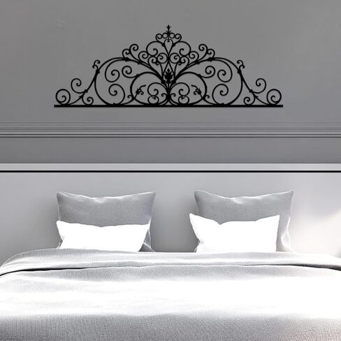 ShxTrade Black Wall Art Metal Retro Pattern Metal Wall Decoration 4-piece Set Combination, Metal Wall Art, Door Hanger, Living Room, Office, Indoor and Outdoor Decoration (A（S）) in Saudi Arabia