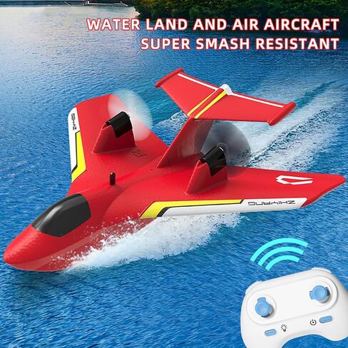 طائرة RC Plane F22 RC، طائرة تحكم عن بعد 2. 4 جيجا هرتز مع مثبت جيروسكوبي / ضوء LED / بطاريتين قابلتين لإعادة الشحن سهلة الطيران لعبة طائرة شراعية RC للأطفال والأولاد والبالغين والمبتدئين (أزرق) in Kuwait