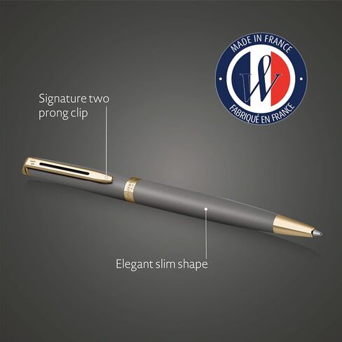 Waterman Hemisphere Ballpoint Pen, Copper Red (The Understated Edit Collection), Medium Point with Blue Ink, Gift Box - Stylish Office Essentials, Quiet Luxury, Neutral Writing Supplies in Saudi Arabia