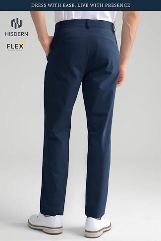HISDERN Flex 301 Men's Stretch Golf Pants 30"/32" Quick Dry Lightweight Beathable Comfy for Business and Casual in Saudi Arabia