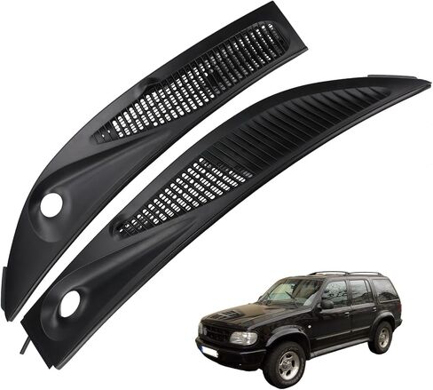 Windshield Wiper Cowl Cover Panel Grille Compatible with Ford Explorer Mercury Mountaineer 1995 1996 1997 1998 1999 2000 2001 2002 2003 2004 2005 in Saudi Arabia