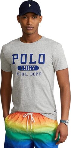 POLO RALPH LAUREN Mens Classic Fit Big Pony Graphic Crewneck T-Shirt in Kuwait