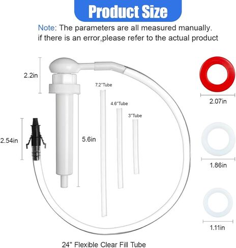 30cc Fluid Transfer Pump, Hand Pumps for Gallon Bottle & Wide Mouth Quart Bottle, Not for Standard Quart Bottles, Car Oil Pump Transfers Gear Oil, Differential Fluids, Transmission Fluid, Antifreeze in Kuwait