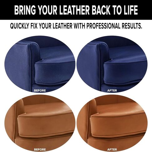 Leather Color Restorer - Forest Green - Repair Couch, Furniture, Car Seat, Sofa, Shoes, Jacket, Bag and Purse - 4 oz. in Saudi Arabia