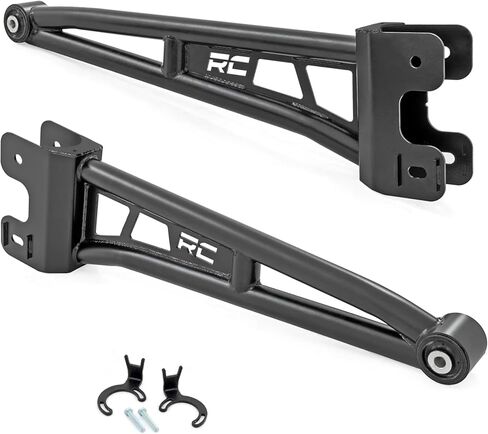 ترقية ذراع نصف قطرها Rough Country لسيارة Ford F-250/F-350 Super Duty 4WD مع رفع 3-6 بوصة (2023-2024) - أذرع نصف قطرها أنبوبية، زوج in Kuwait