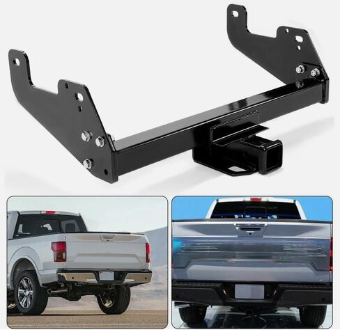 2" Class 4 Trailer Tow Hitch Receiver Towing Bumper for 2015-2025 F150，Replacement for Ford OEM in Saudi Arabia