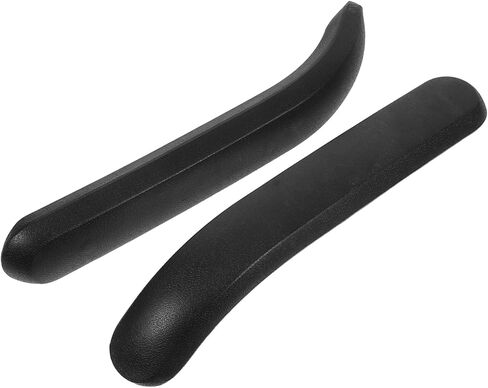 Office Chair Armrest Pads Replacement Plastic Round Tube Armrest Covers Comfortable Support for Elbows and Forearms Wear-Resistant Desk Chair Accessories in Saudi Arabia