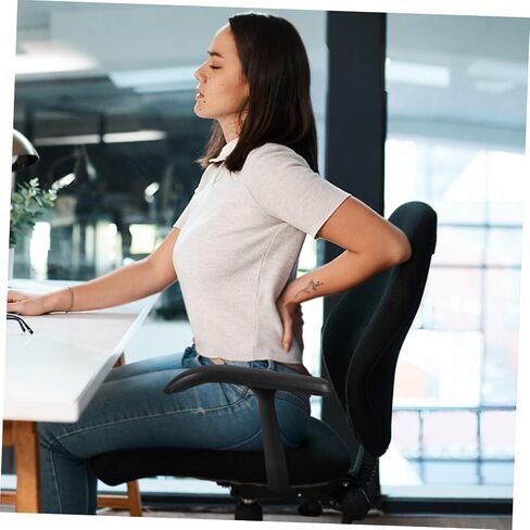 Office Chair Armrest Pads Replacement Plastic Round Tube Armrest Covers Comfortable Support for Elbows and Forearms Wear-Resistant Desk Chair Accessories in Saudi Arabia