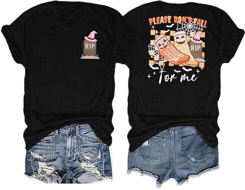 Halloween Party Shirt Woman Magical Halloween Shirts Boo Tshirt Pumpkin Print Tees Casual Vacation Short Sleeve Tops in Saudi Arabia