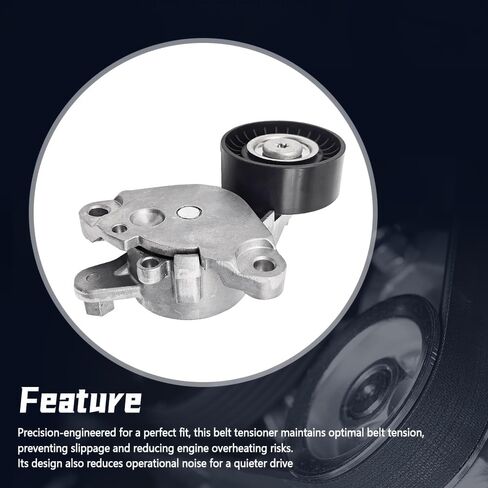 16620-0T040 Belt Tensioner Compatible with Toyota Corolla 1.8L 2ZRFAE 2020 2021 2022, Replaces 16620 0T040 166200T040 in Saudi Arabia